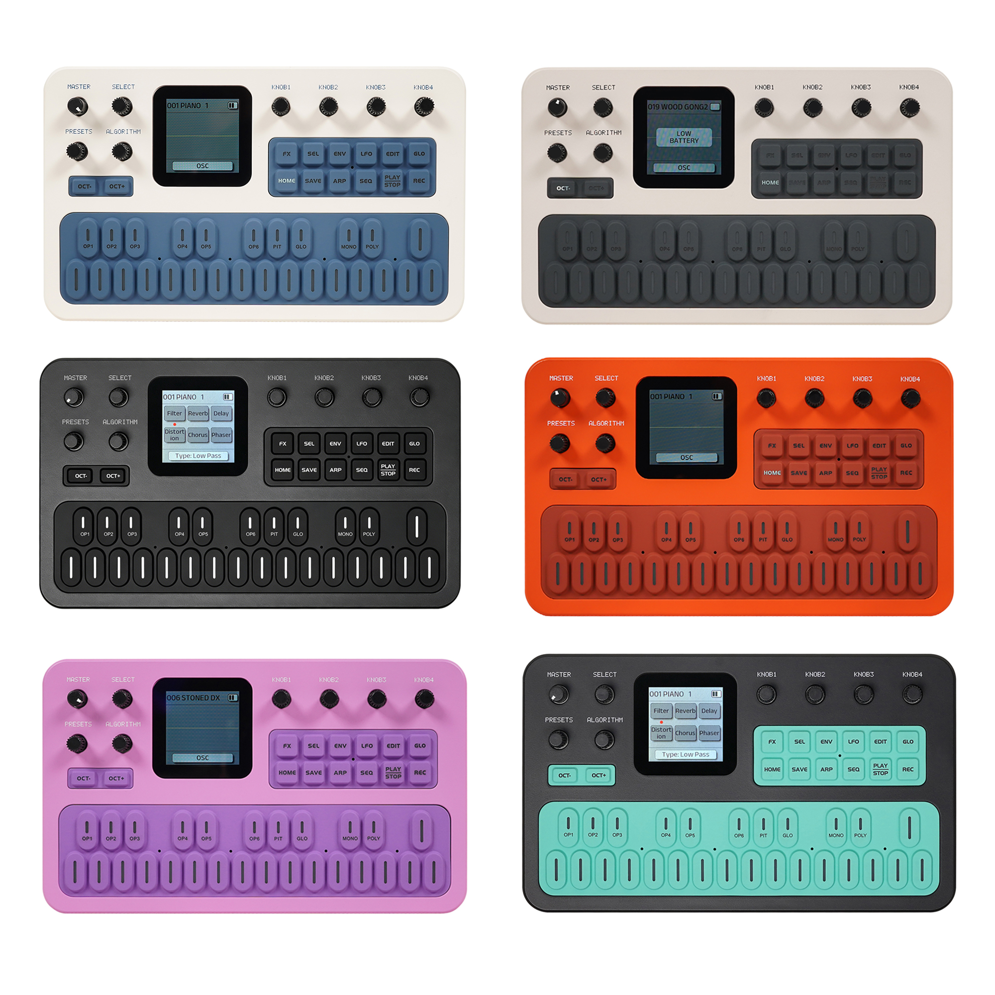 Musical Instrument Keyboard - M-VAVE FM-1 FM Synthesizer Handheld Portable