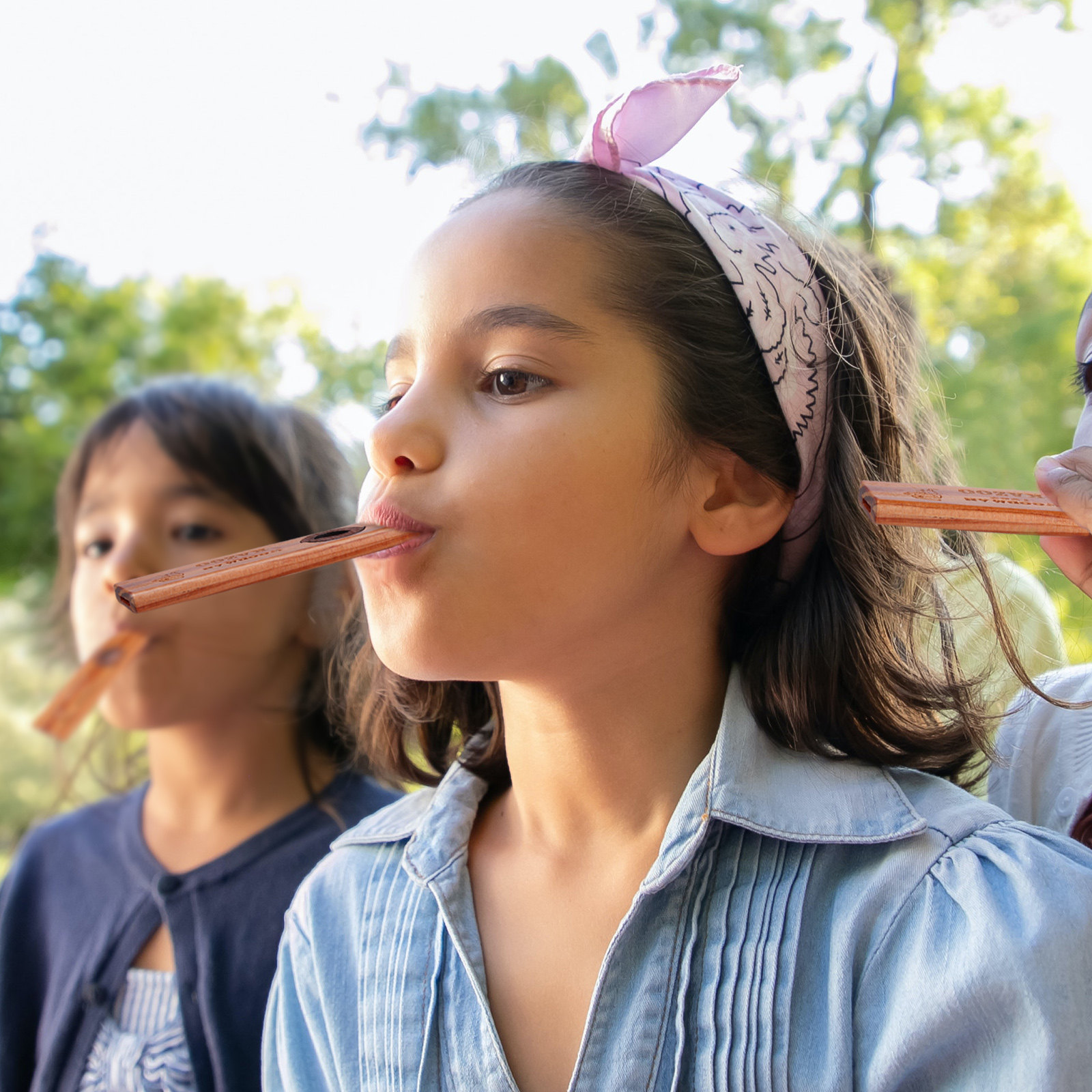 Musical Instrument Easy To Learn For Adults - 1Set Wood Kazoo Flute Eco Friendly