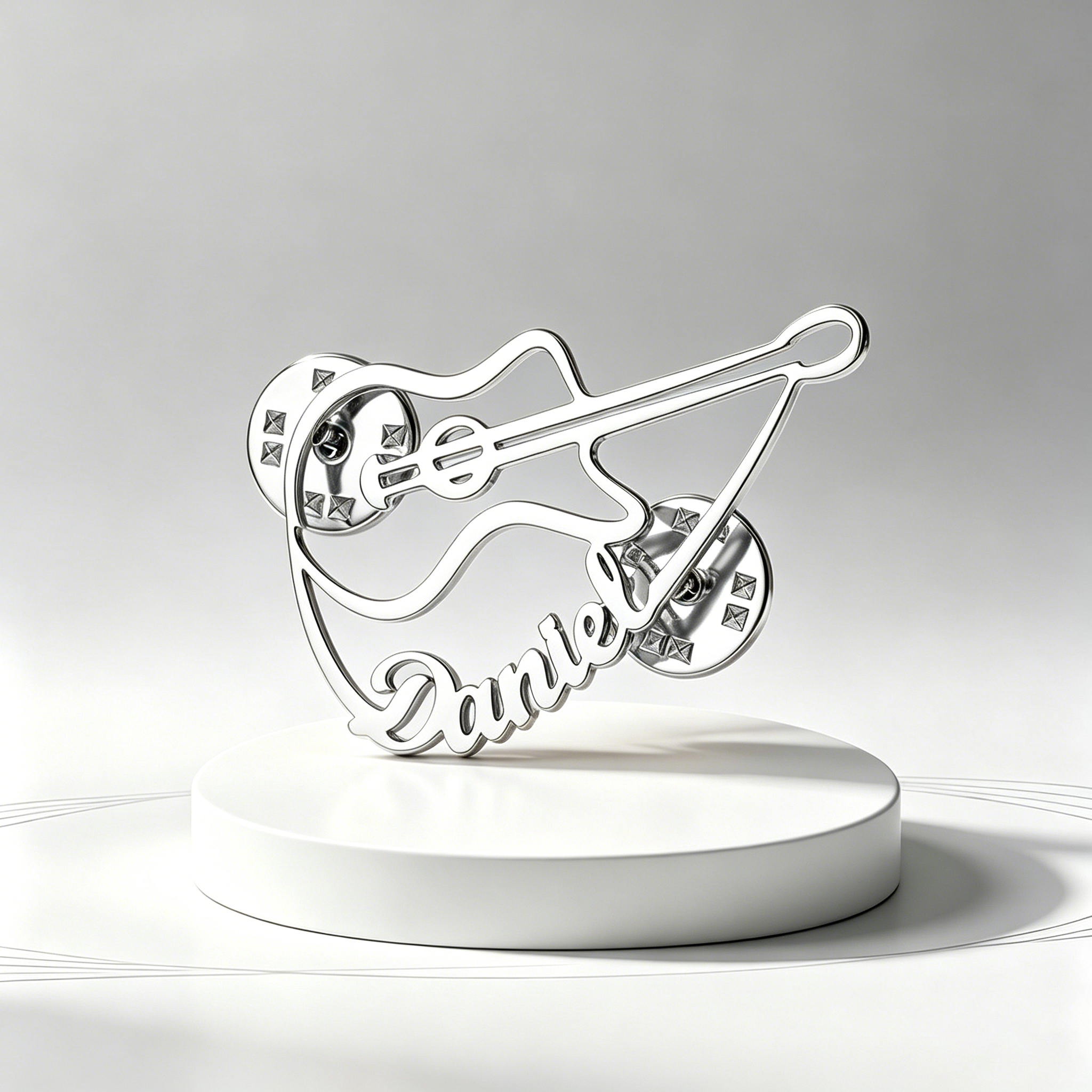 Custom Violin Pin Brooch Stain - Musical Instrument With Name review and price