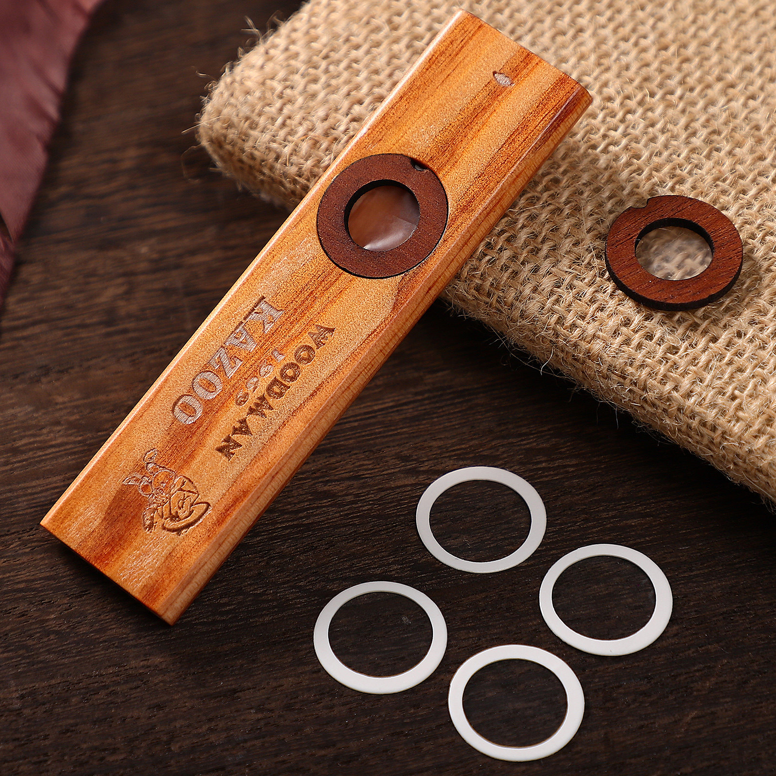 1Set Wooden Kazoo Premium Soli - Musical Instrument Easy To Learn For Adults review and price