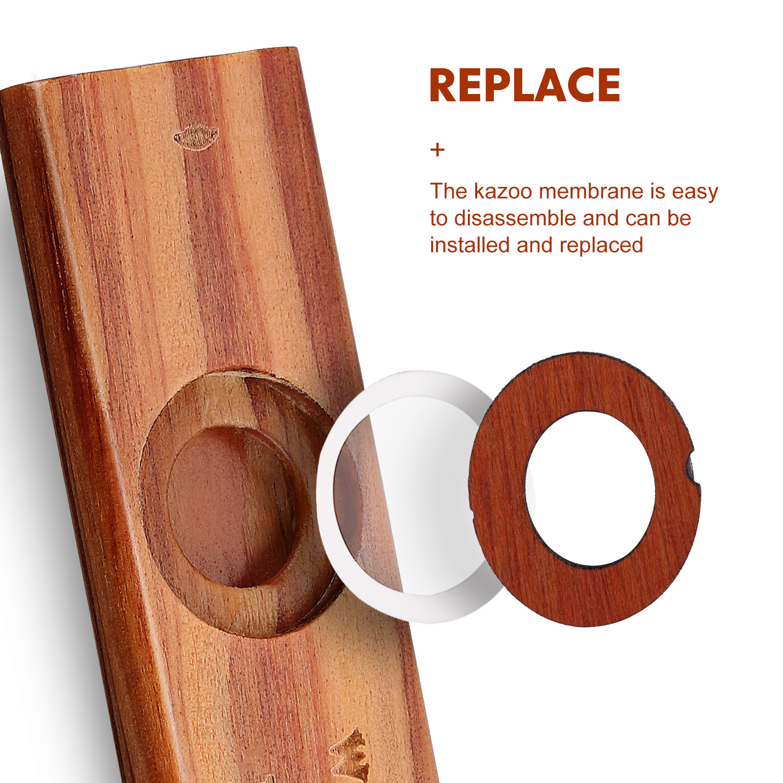 1Set Wooden Kazoo Premium Soli - Musical Instrument Easy To Learn For Adults review and price