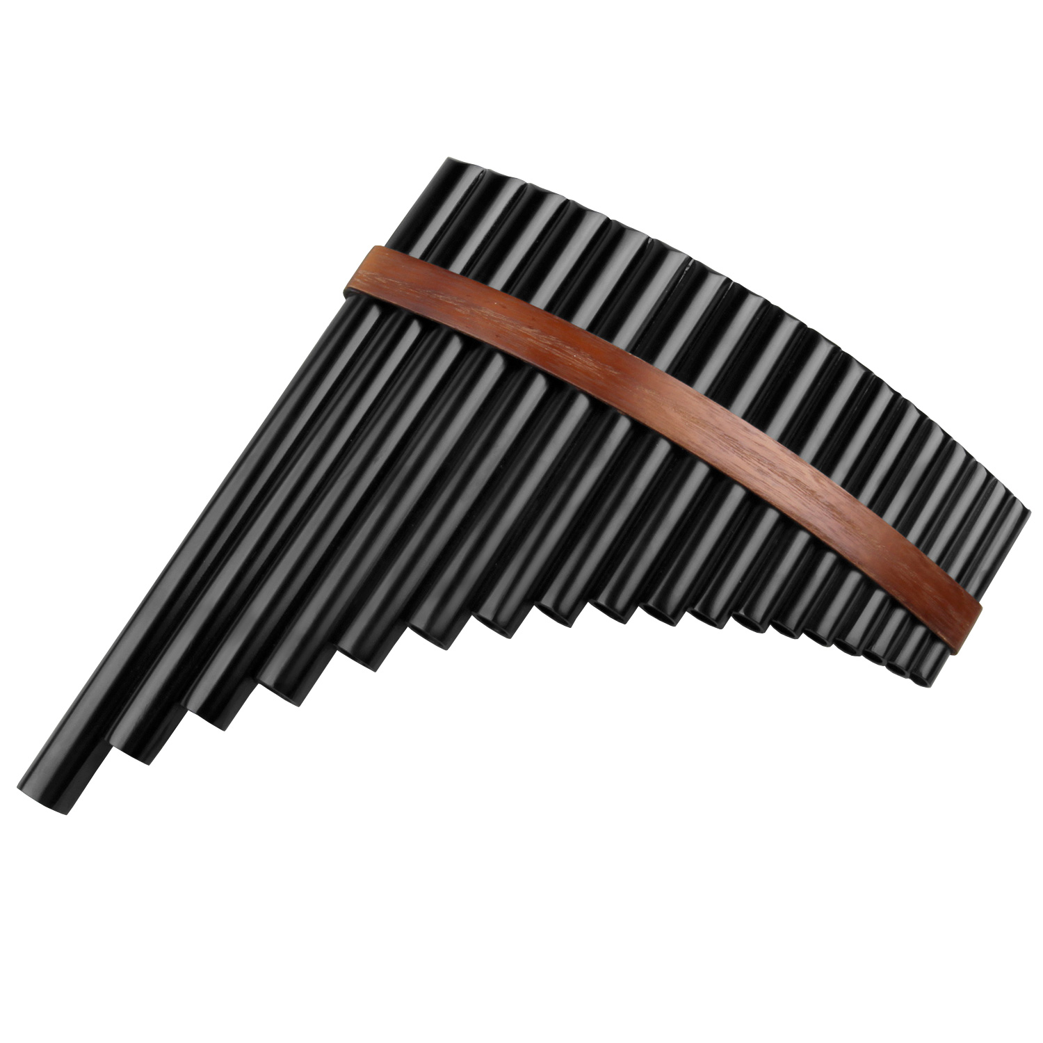 18 Pipes BrownPan Flute F Key  - Musical Instrument Pipe review and price
