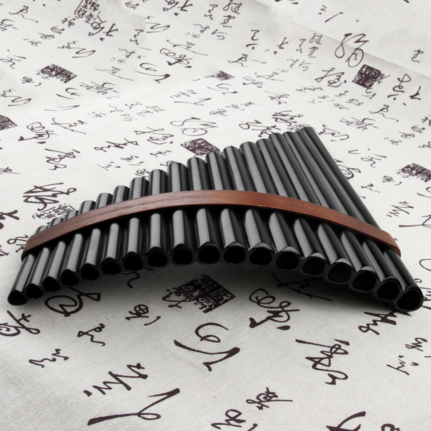 18 Pipes BrownPan Flute F Key  - Musical Instrument Pipe review and price