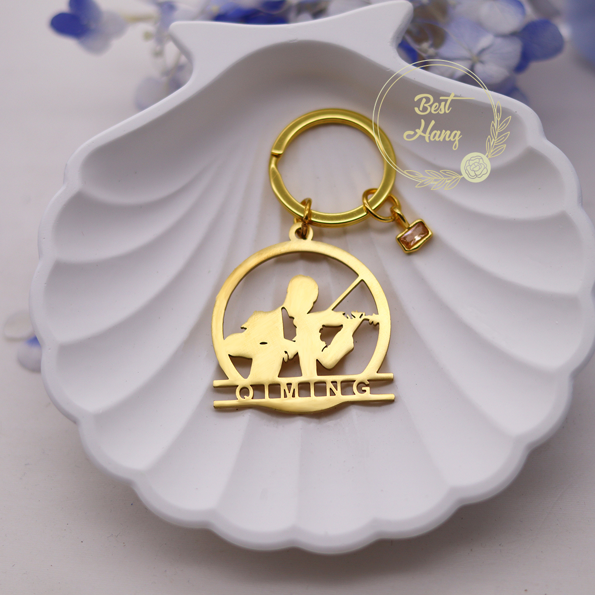 Custom Name Birthstone Pendant - Musical Instrument With Name review and price
