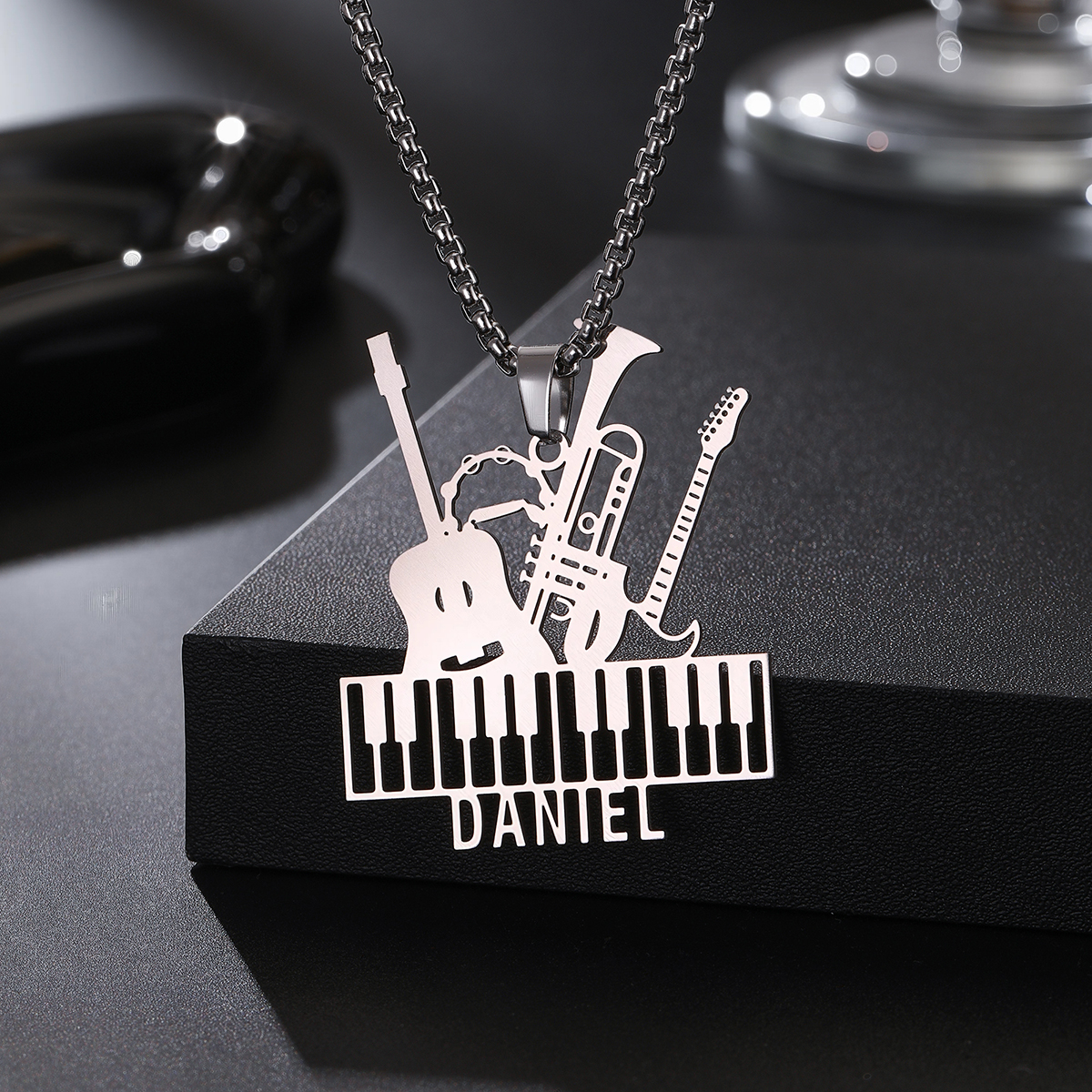 Custom Name Necklaces For Wome - Musical Instrument With Name review and price