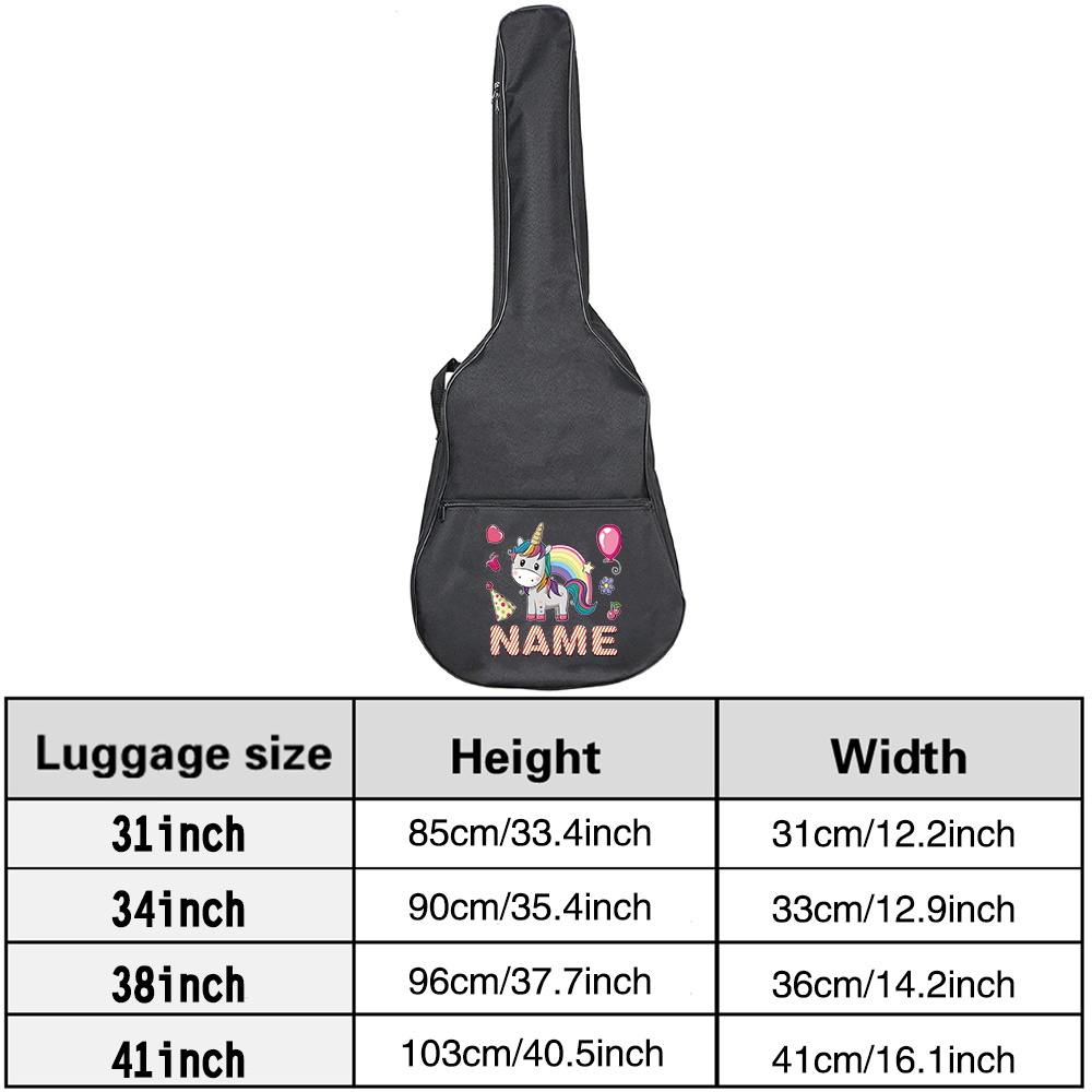 Customized Name Guitar Bag 36- - Musical Instrument With Name review and price