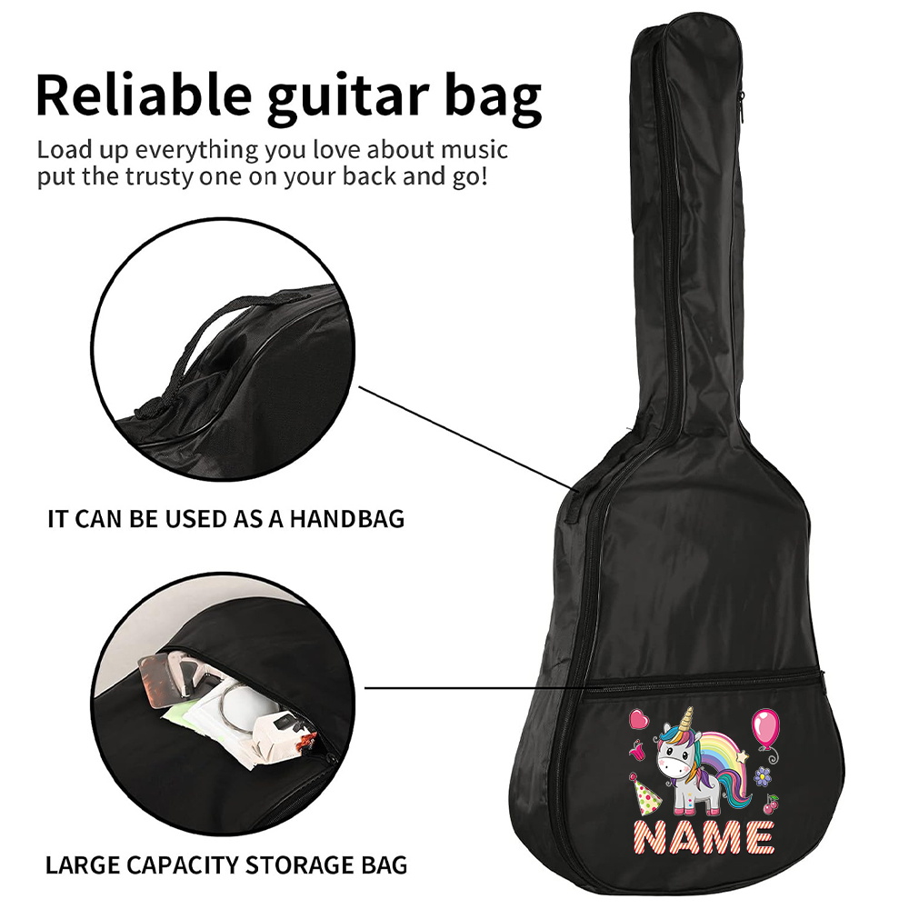 Customized Name Guitar Bag 36- - Musical Instrument With Name review and price