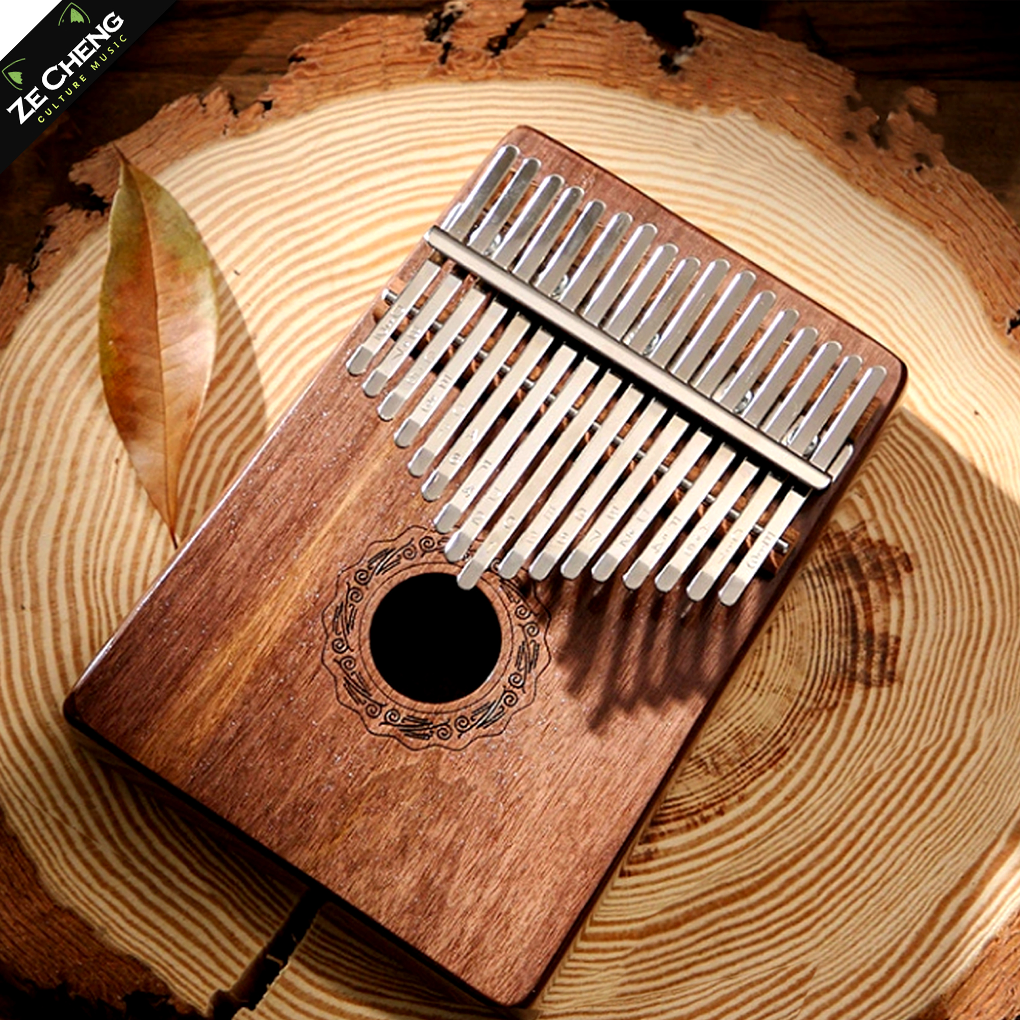 17 Key Portable Kalimba Thumb  - Musical Instrument Easy To Learn For Adults review and price
