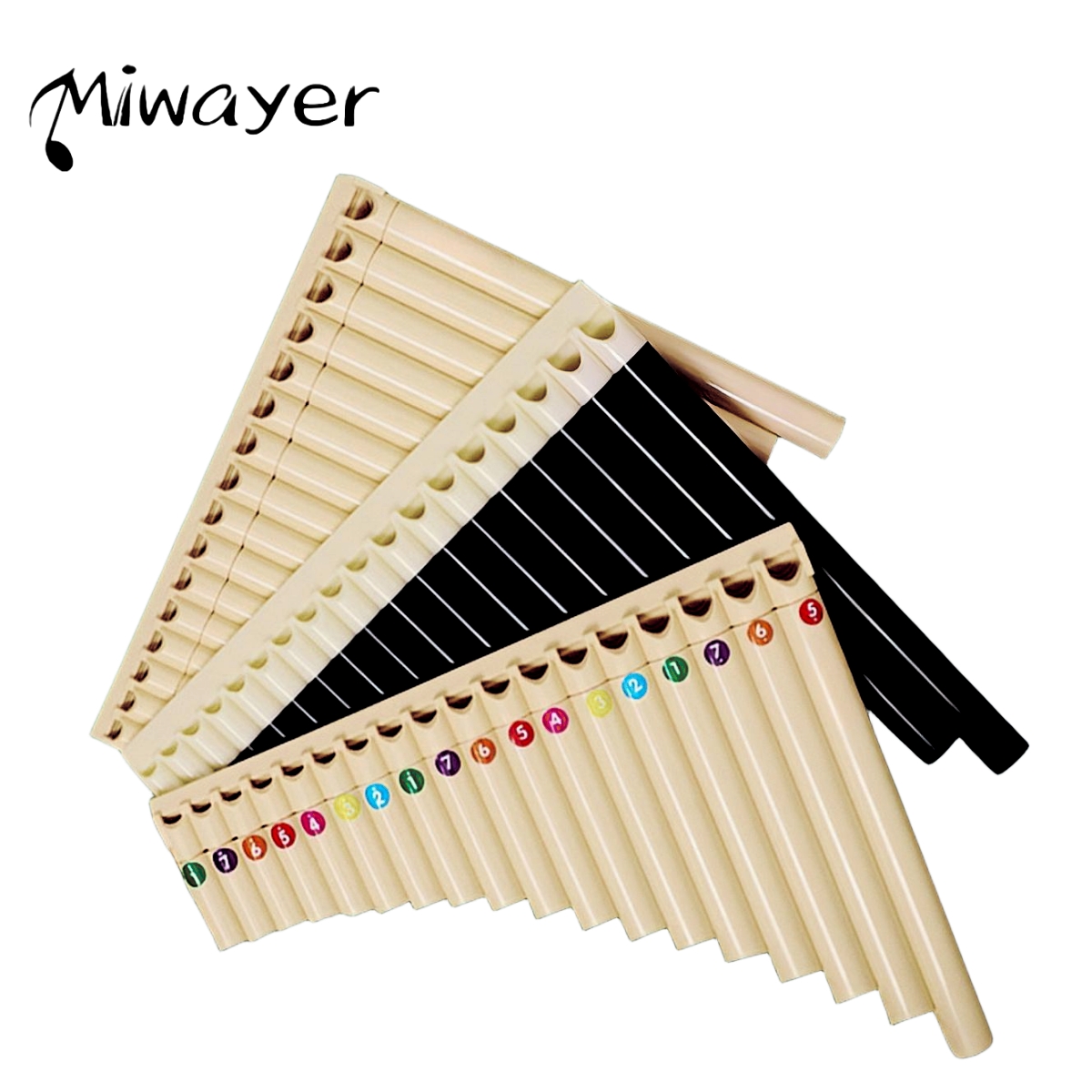 Miwayer Panpipe Handmade ABS W - Musical Instrument Pipe review and price