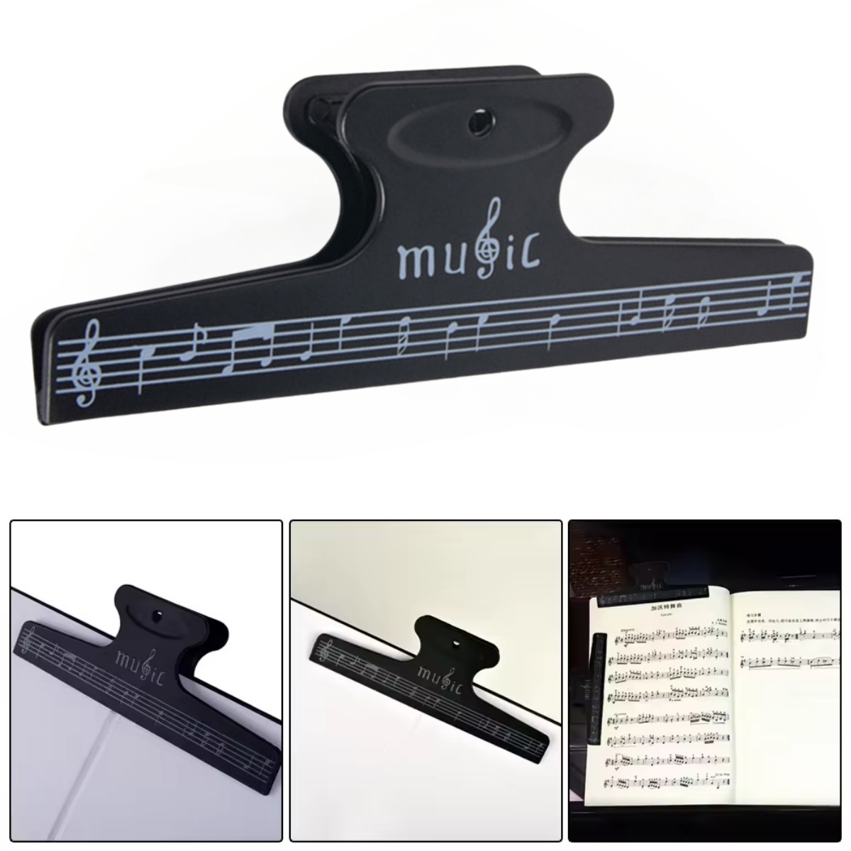 Sheet Music Clips Book Page No - Musical Instruments List review and price
