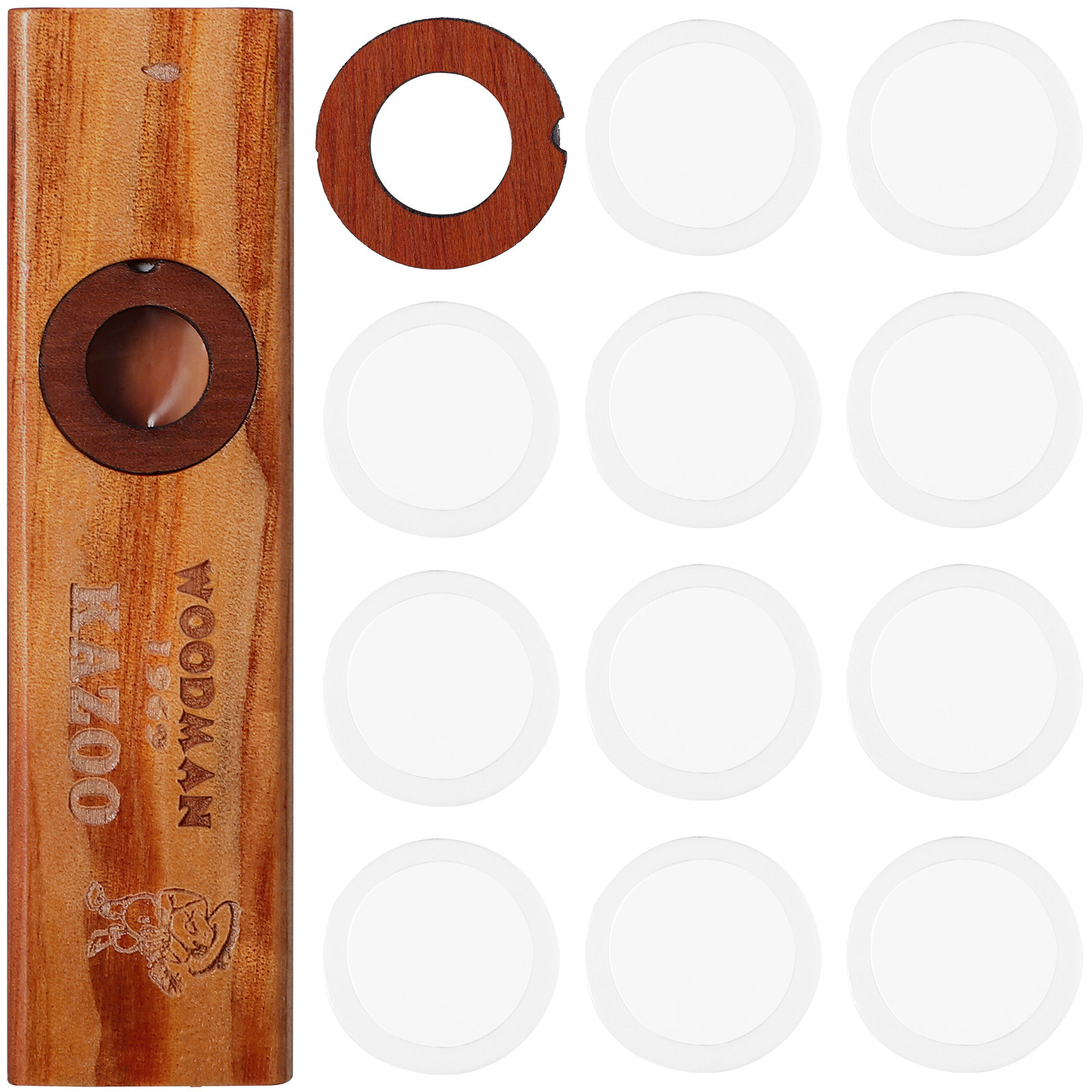 1Set Wood Kazoo Flute Eco Frie - Musical Instrument Easy To Learn For Adults review and price